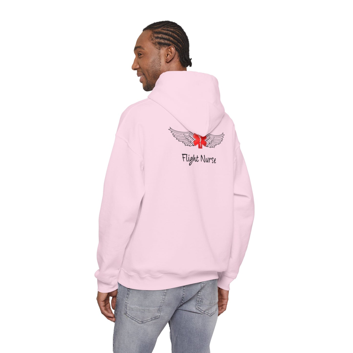 Flight Nurse Wings Hooded Sweatshirt