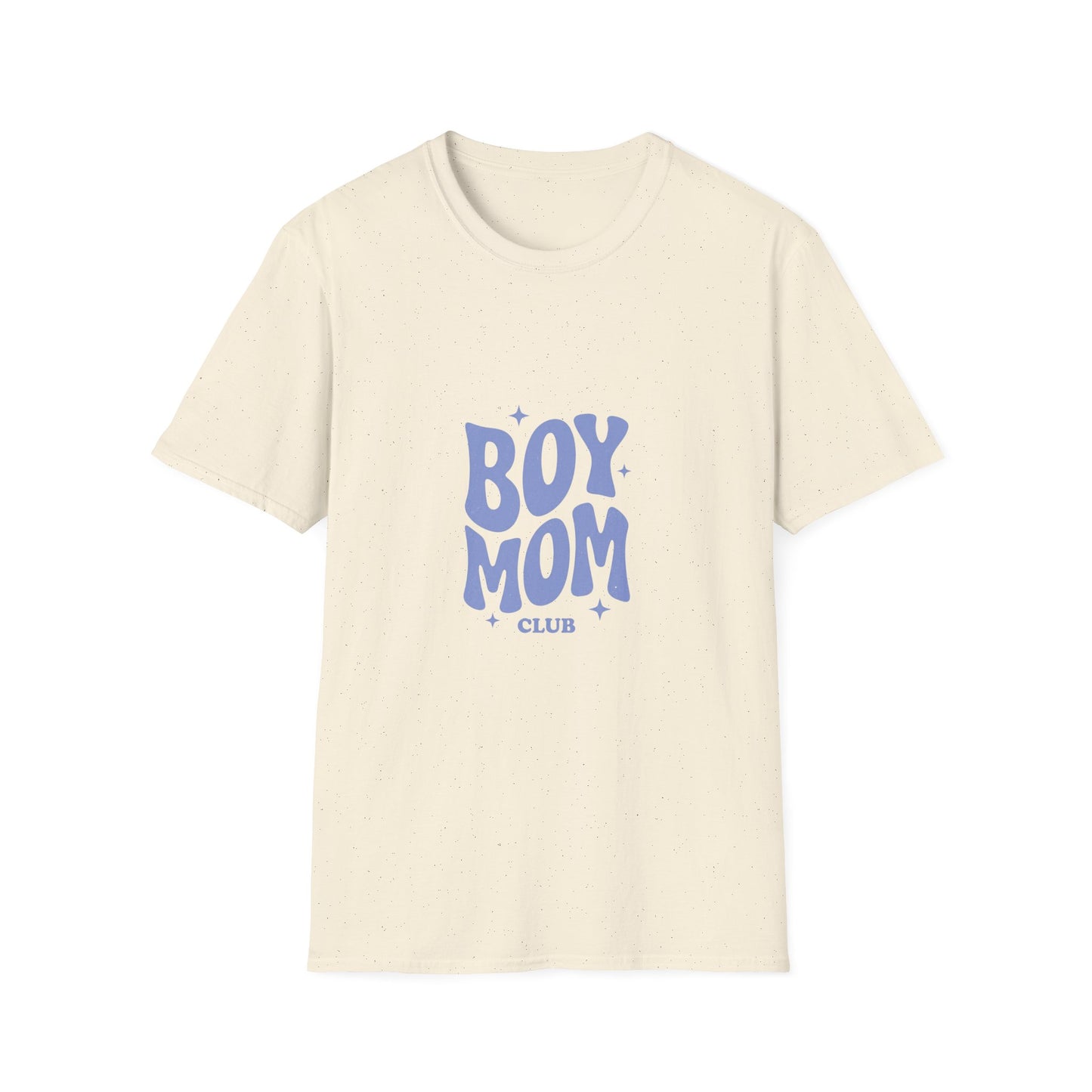 Boy Mom T-Shirt — Retro Lilac "Boy Mom Club" Tee