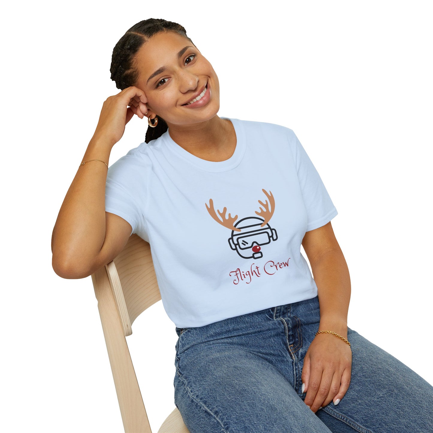 Flight Crew Reindeer T-Shirt