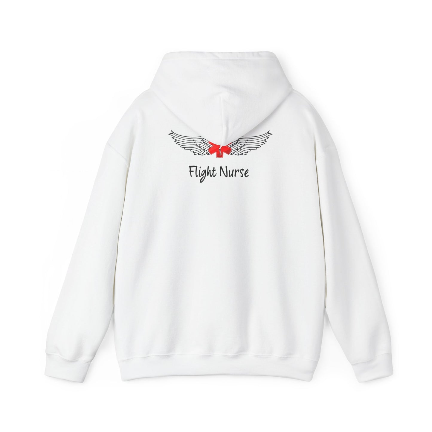 Flight Nurse Wings Hooded Sweatshirt