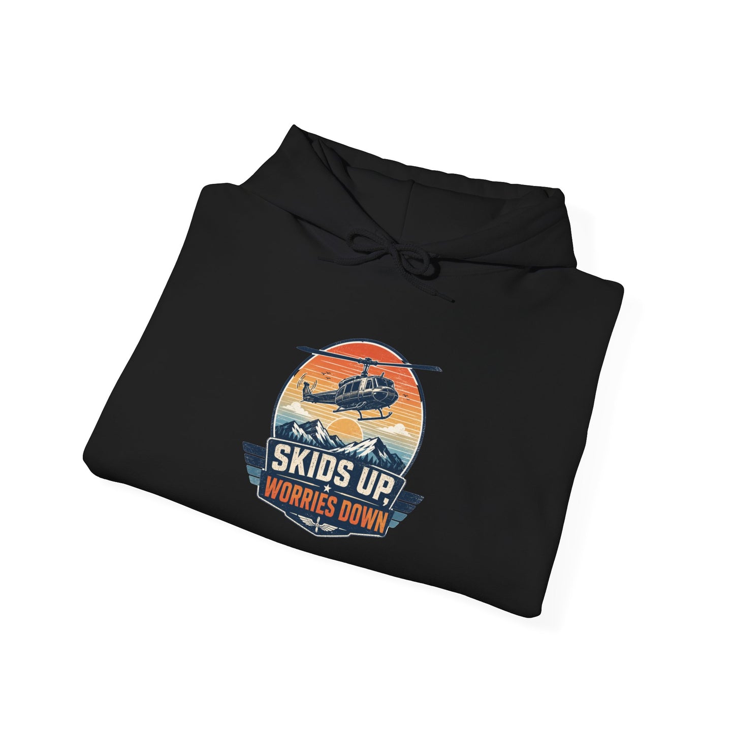 Skis Up Worries Down Hoodie HEMS Hoodie
