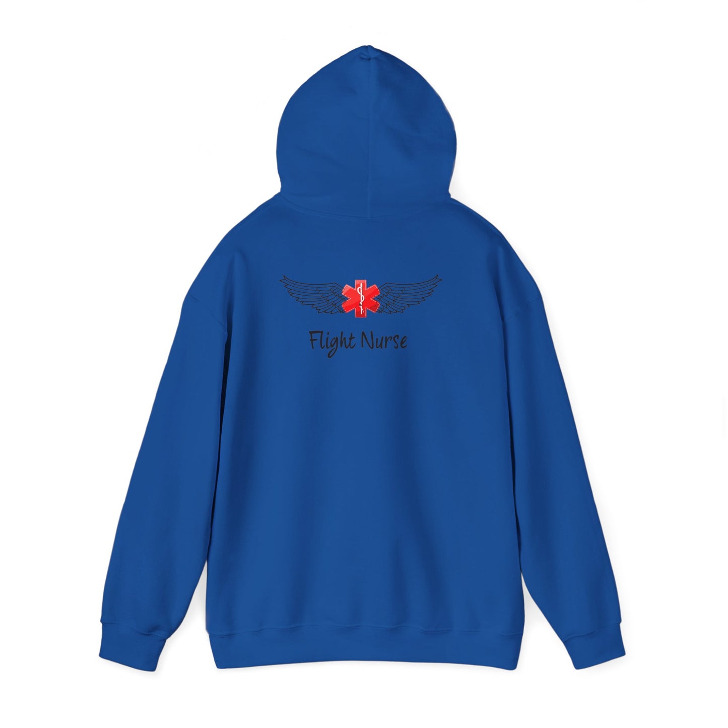 Flight Nurse Wings Hooded Sweatshirt