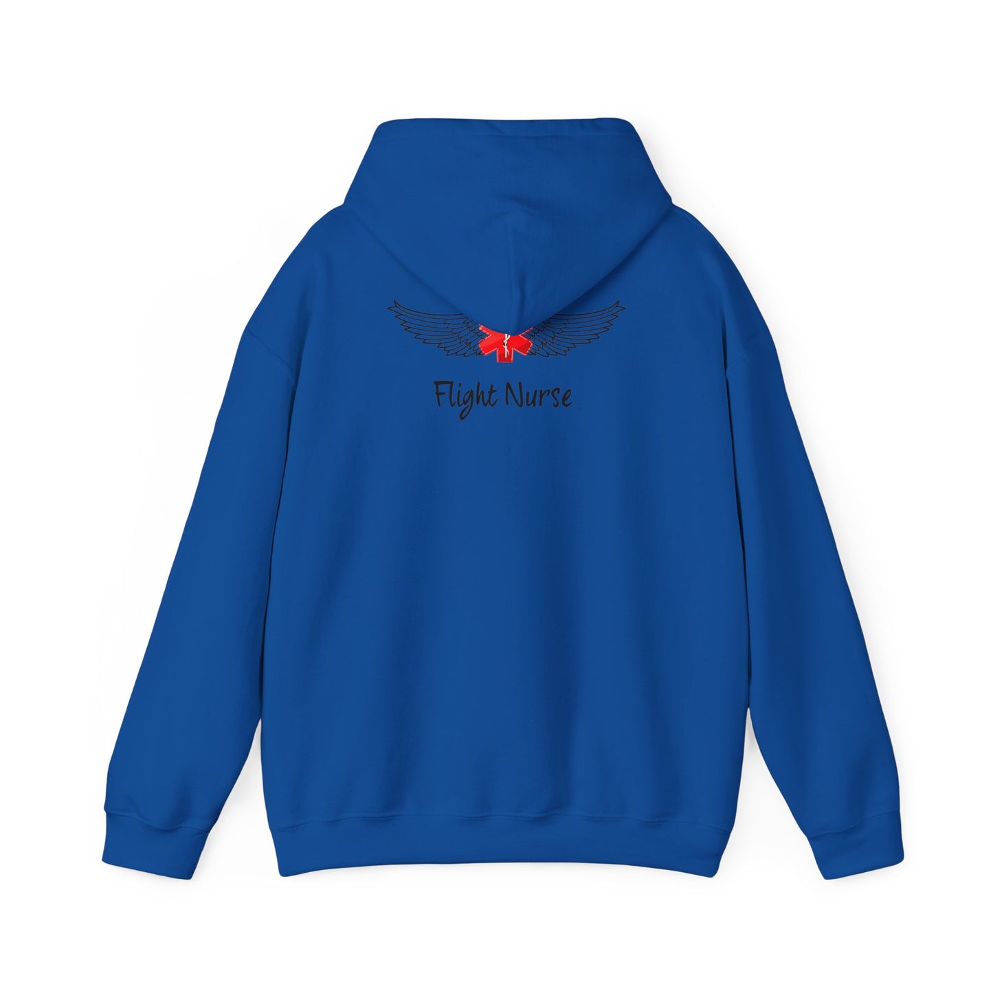 Flight Nurse Wings Hooded Sweatshirt