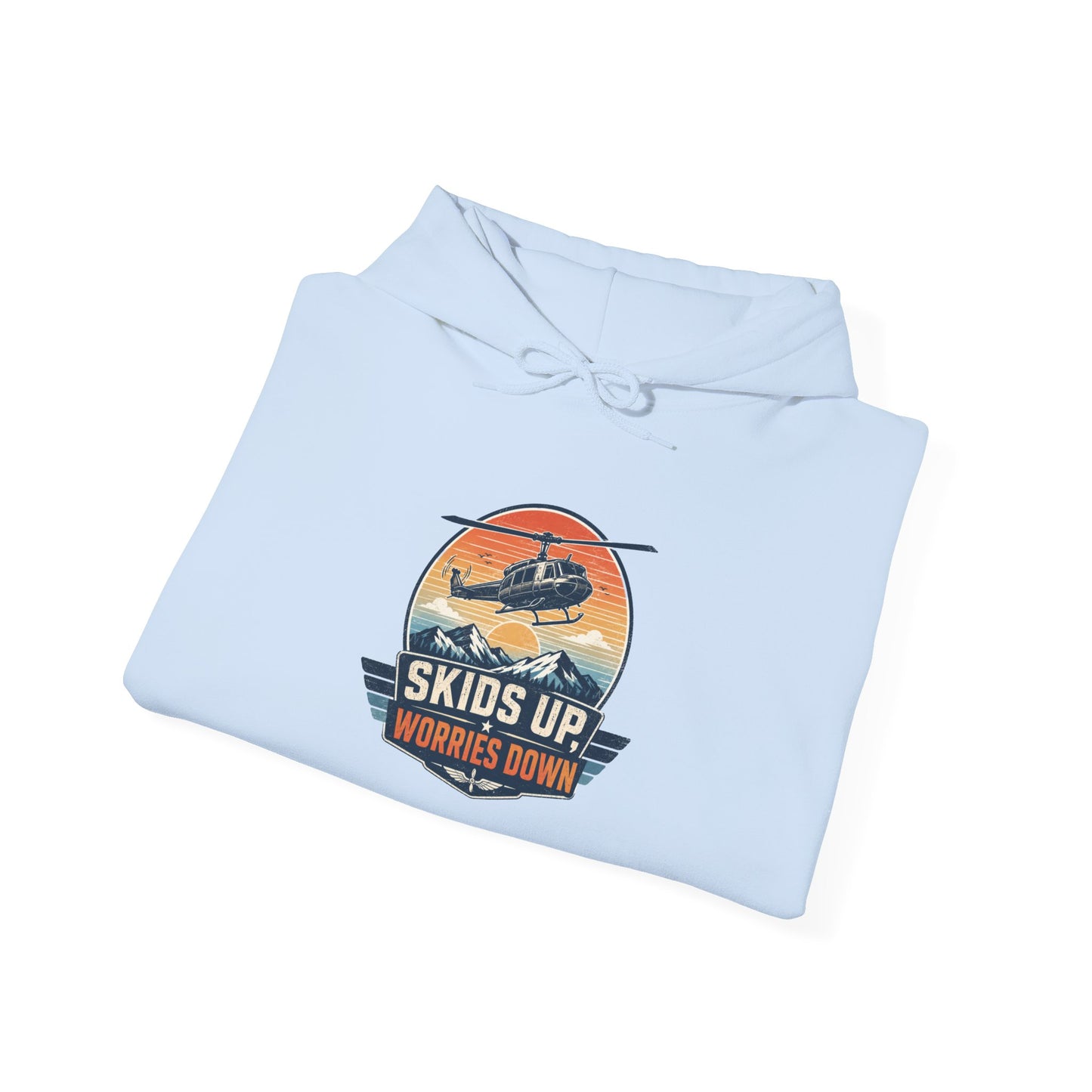 Skis Up Worries Down Hoodie HEMS Hoodie