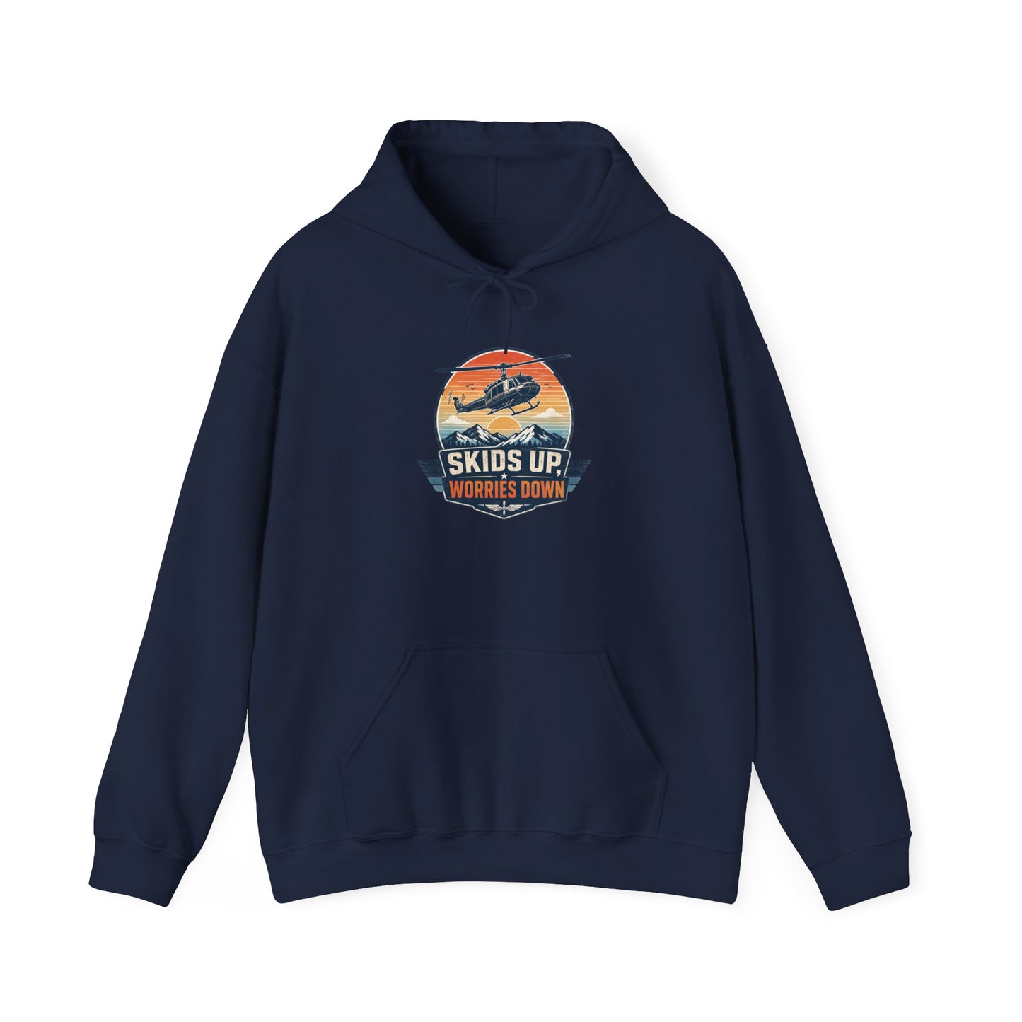 Skis Up Worries Down Hoodie HEMS Hoodie
