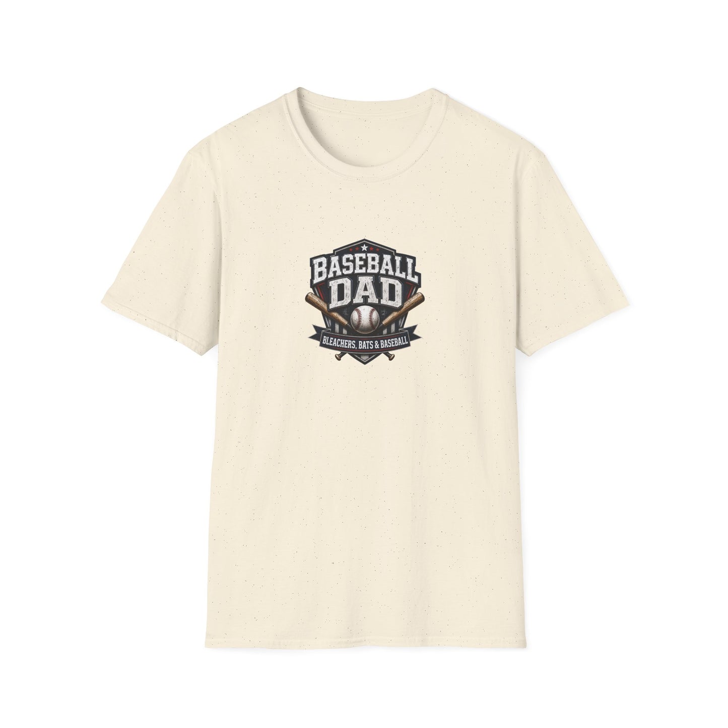 Baseball Dad T-Shirt — Stands, Bats & Baseball Design