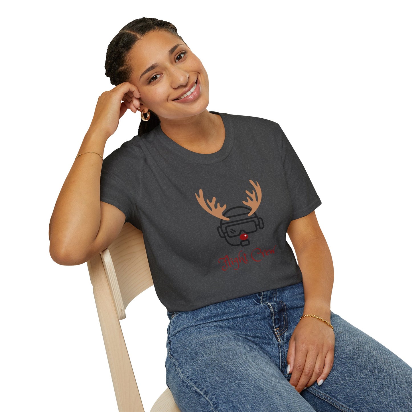 Flight Crew Reindeer T-Shirt