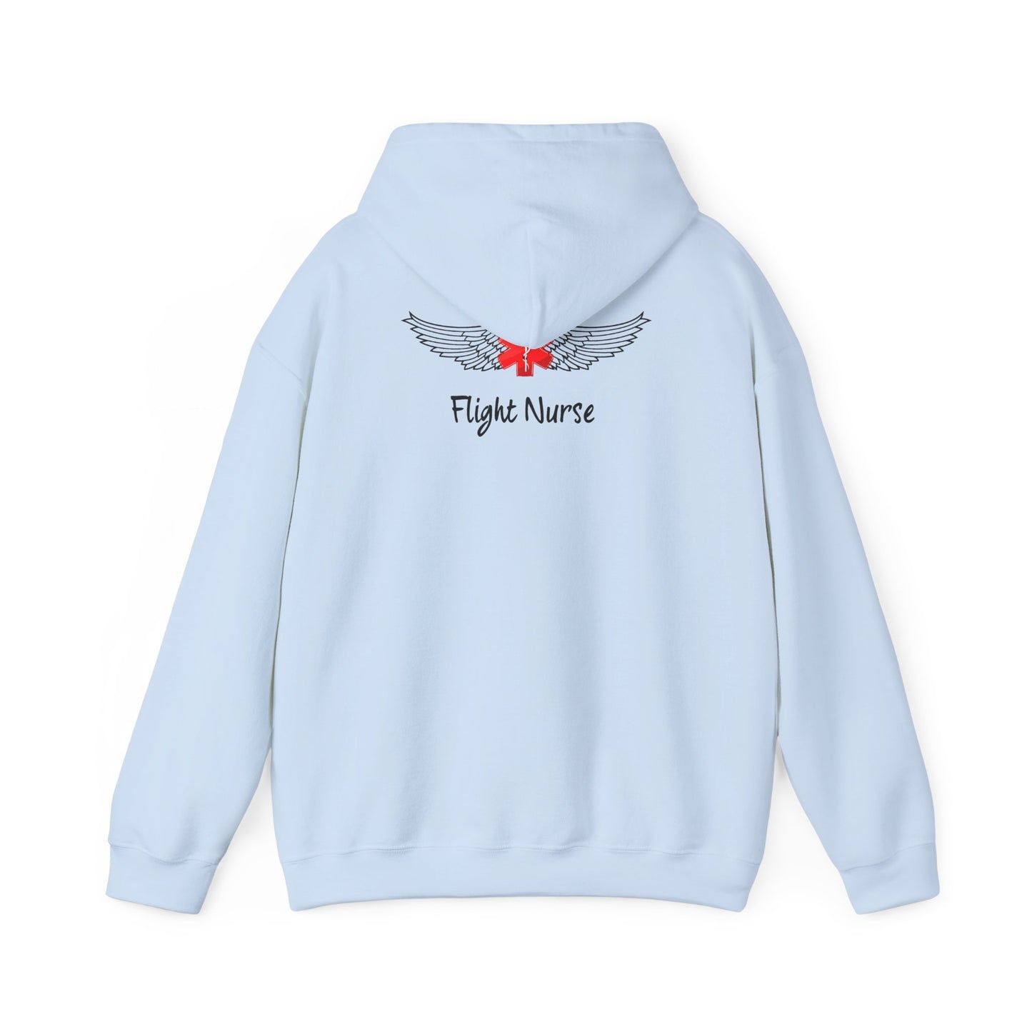 Flight Nurse Wings Hooded Sweatshirt