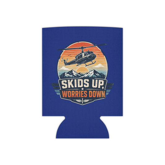 Can Cooler — "Skids Up, Worries Down" Helicopter Camp Cooler