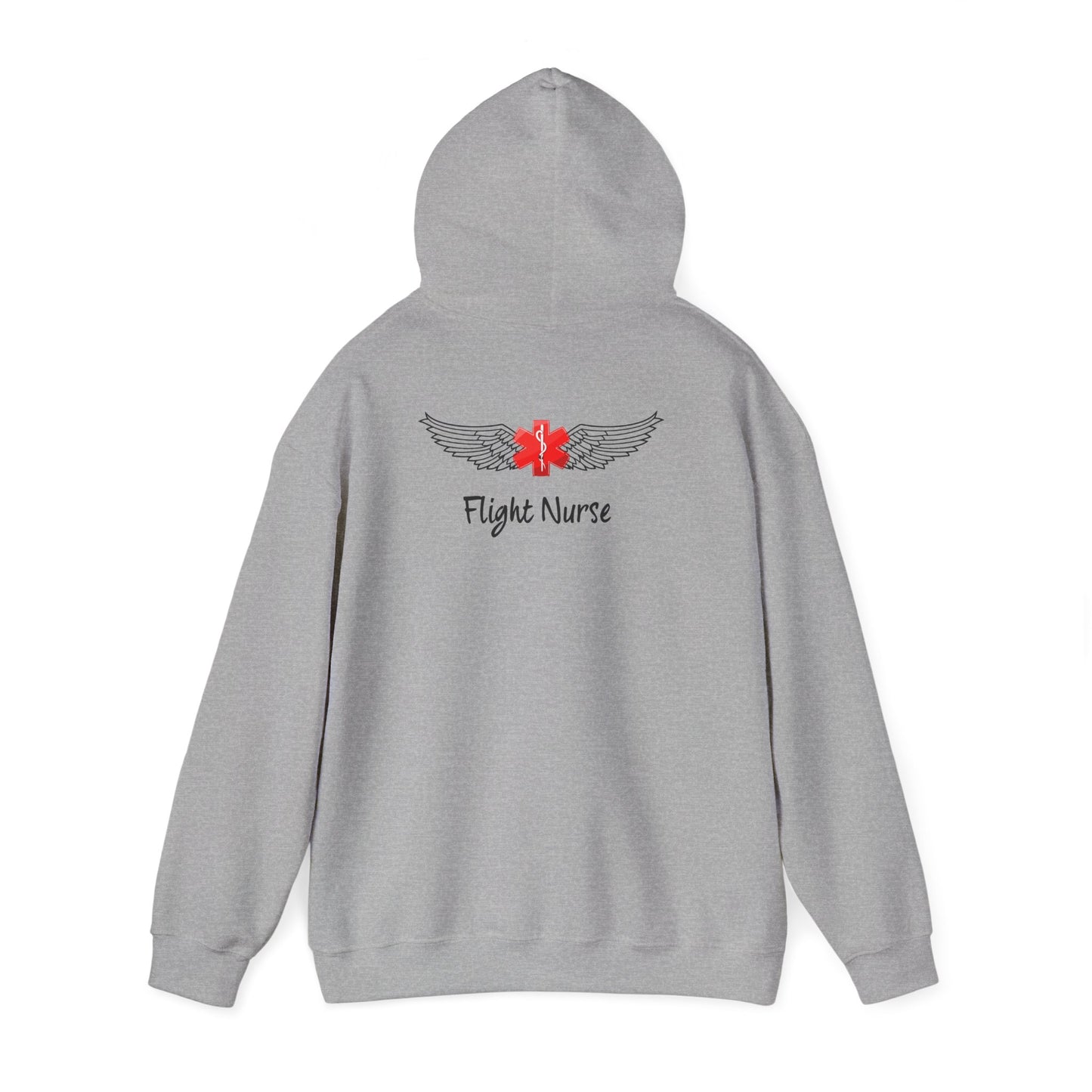 Flight Nurse Wings Hooded Sweatshirt