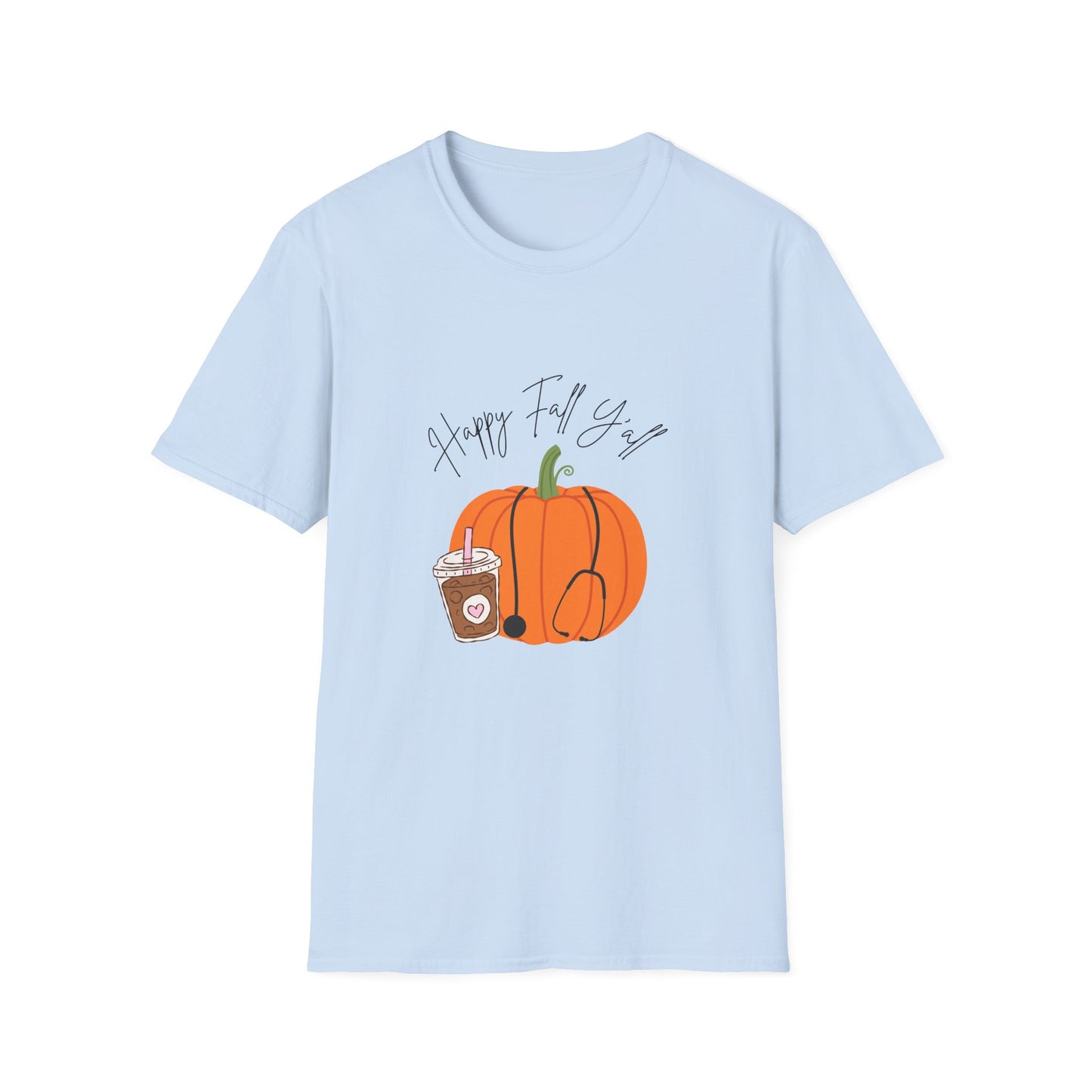 Happy Fall Y'all Pumpkin T-Shirt