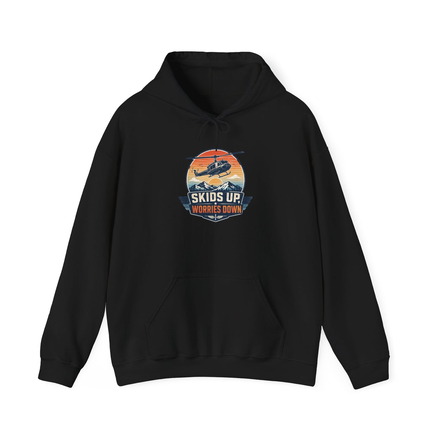 Skis Up Worries Down Hoodie HEMS Hoodie