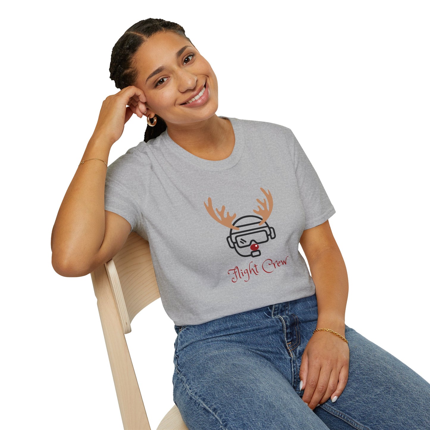 Flight Crew Reindeer T-Shirt