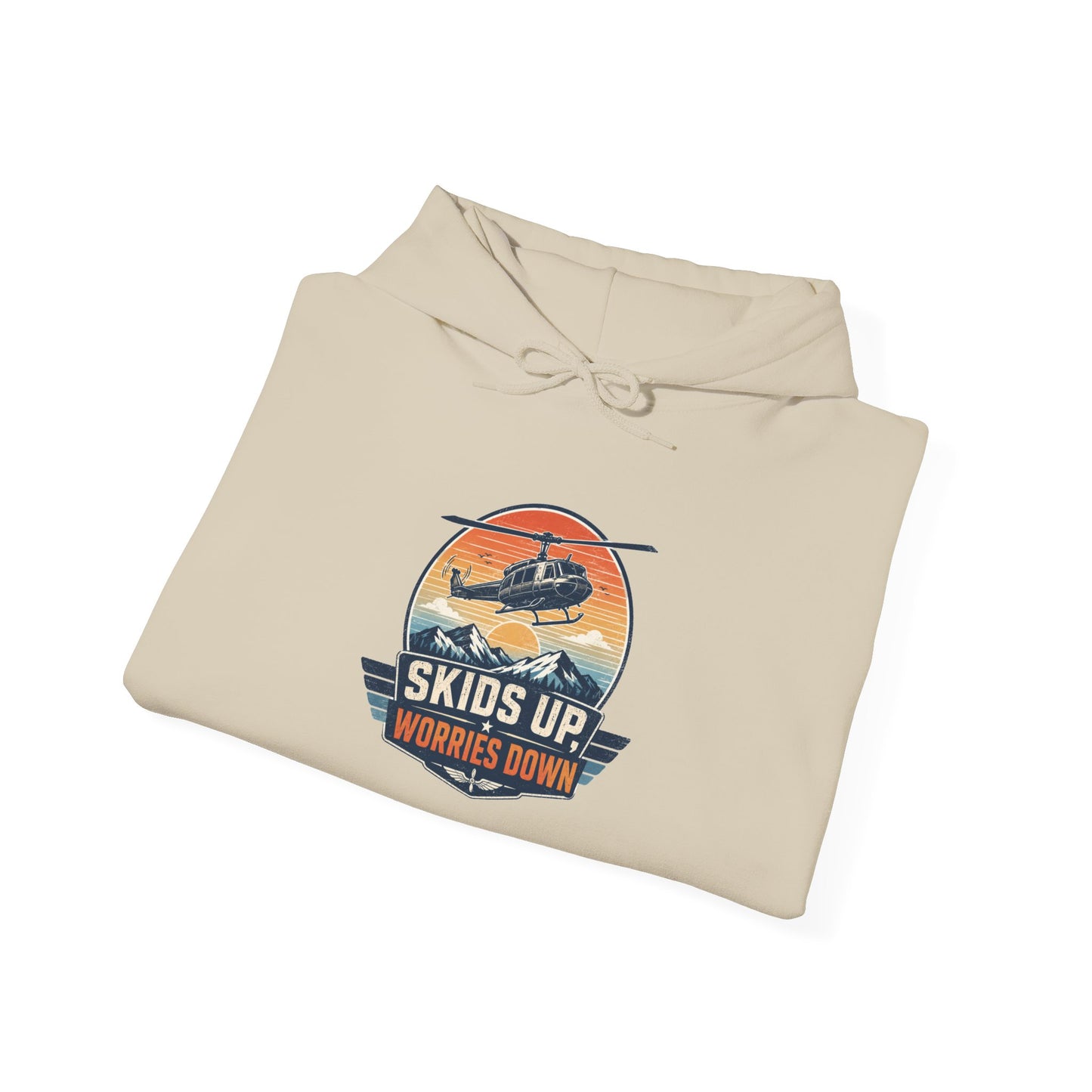 Skis Up Worries Down Hoodie HEMS Hoodie