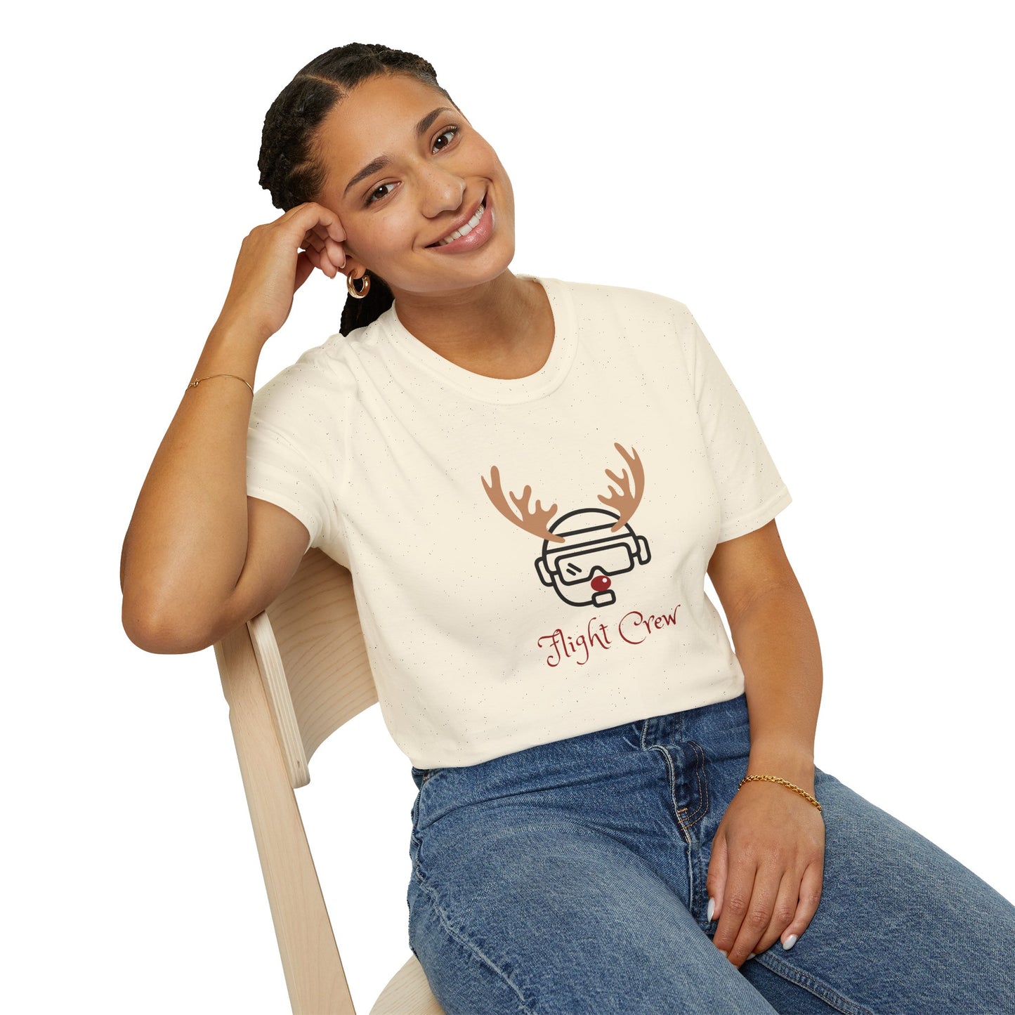 Flight Crew Reindeer T-Shirt