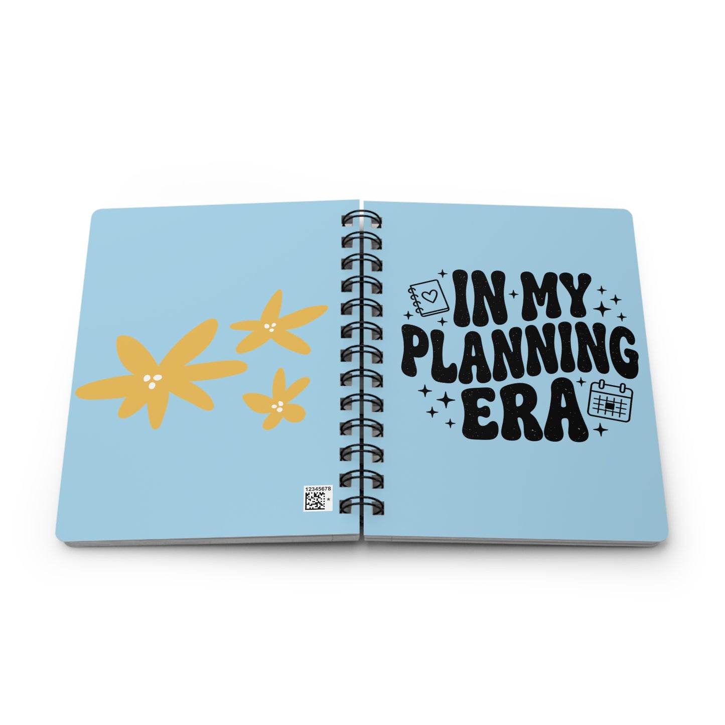 Spiral Notebook — “In My Planning Era” Cute Blue Planner Journal