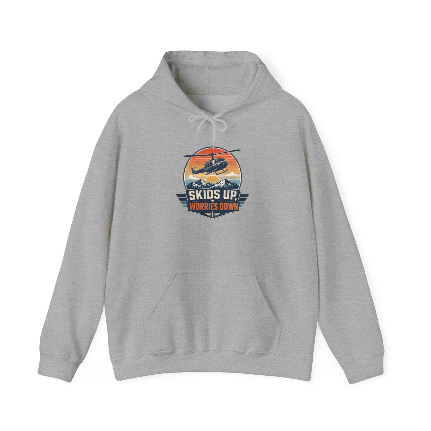 Skis Up Worries Down Hoodie HEMS Hoodie