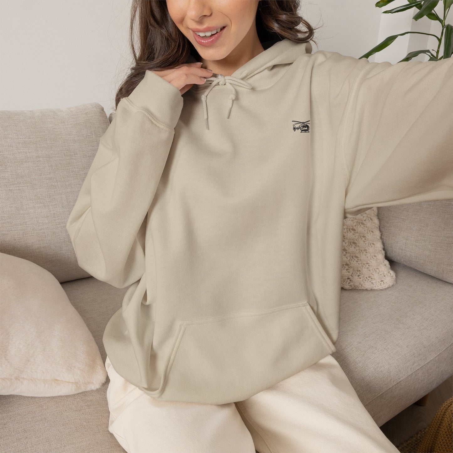 Flight Nurse Wings Hooded Sweatshirt