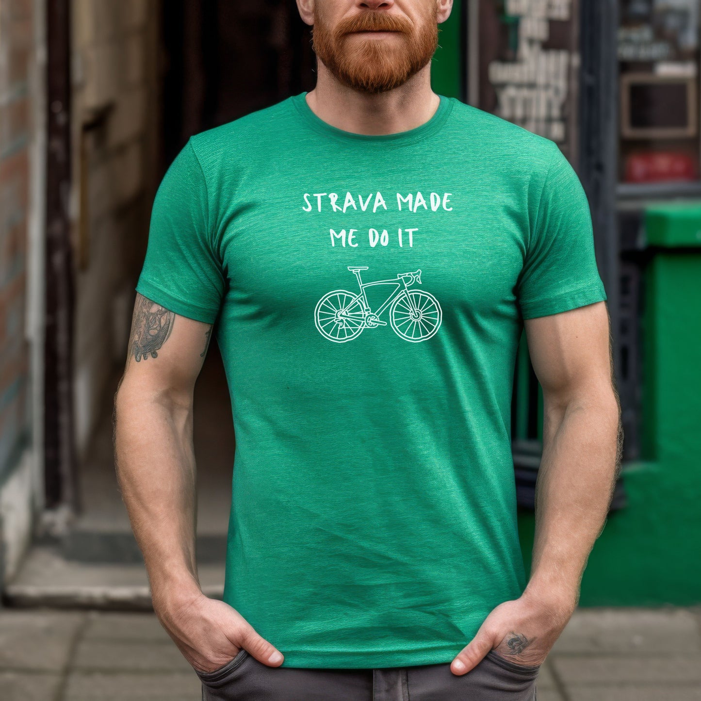 Strava Made Me Do It TShirt, Cycling shirt, biking tshirt, fitness shirt, unisex fitness wear, workout wear, humor cycling shirt, mens humor