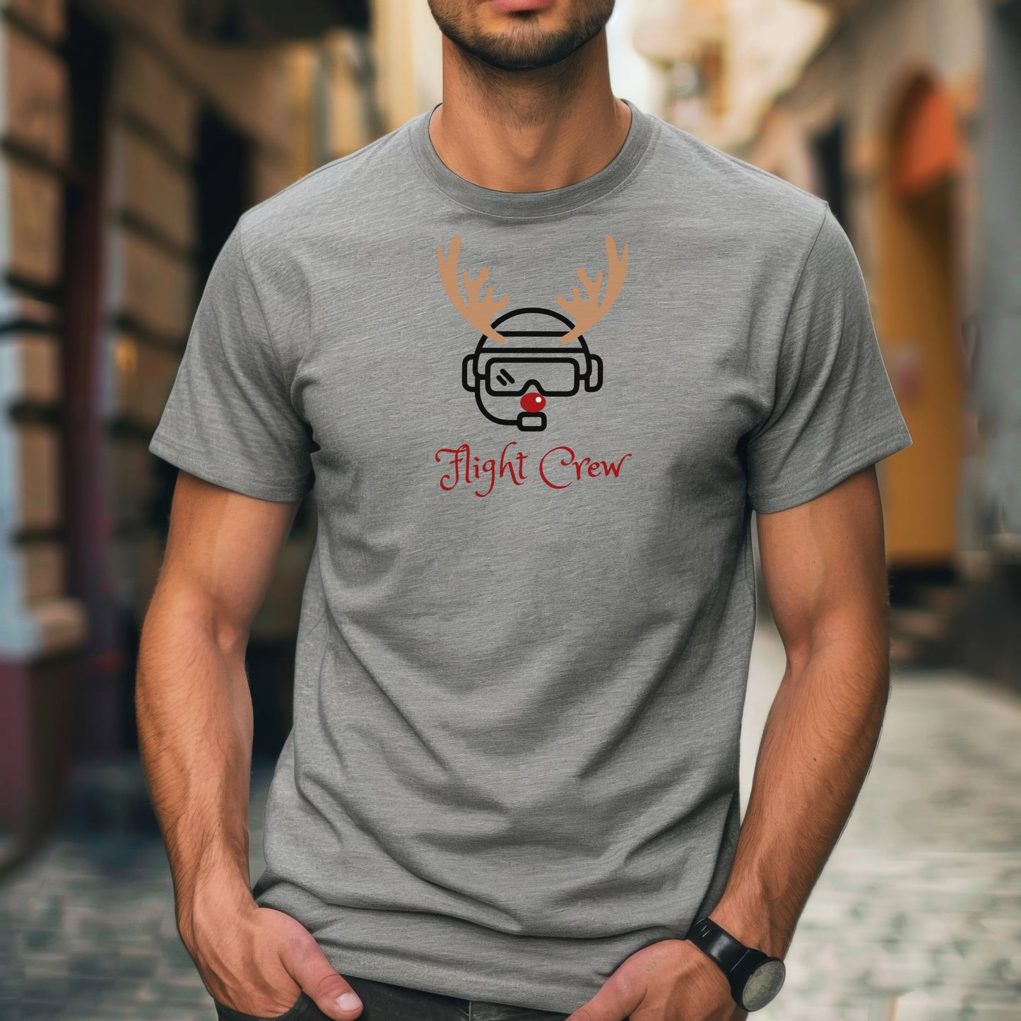Flight crew christmas tshirt, HEMS shirt, medical flight crew, aviation shirt, flight nurse, flight medic, holiday work shirt