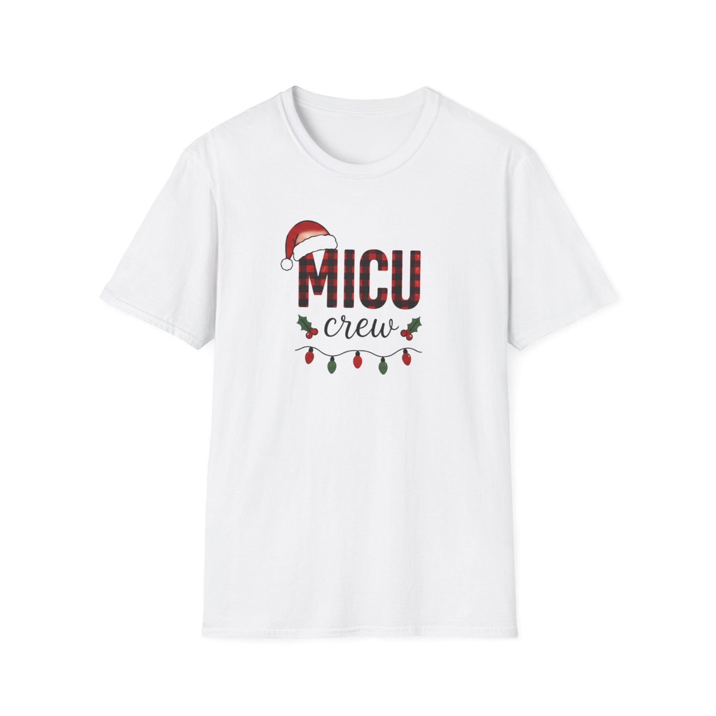 MICU Crew T-Shirt — Christmas Nurse Holiday Tee