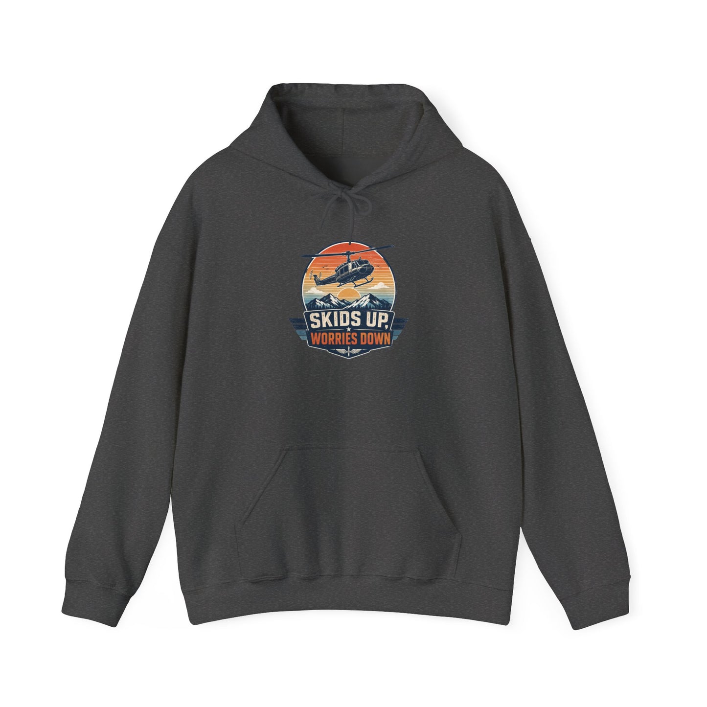 Skis Up Worries Down Hoodie HEMS Hoodie