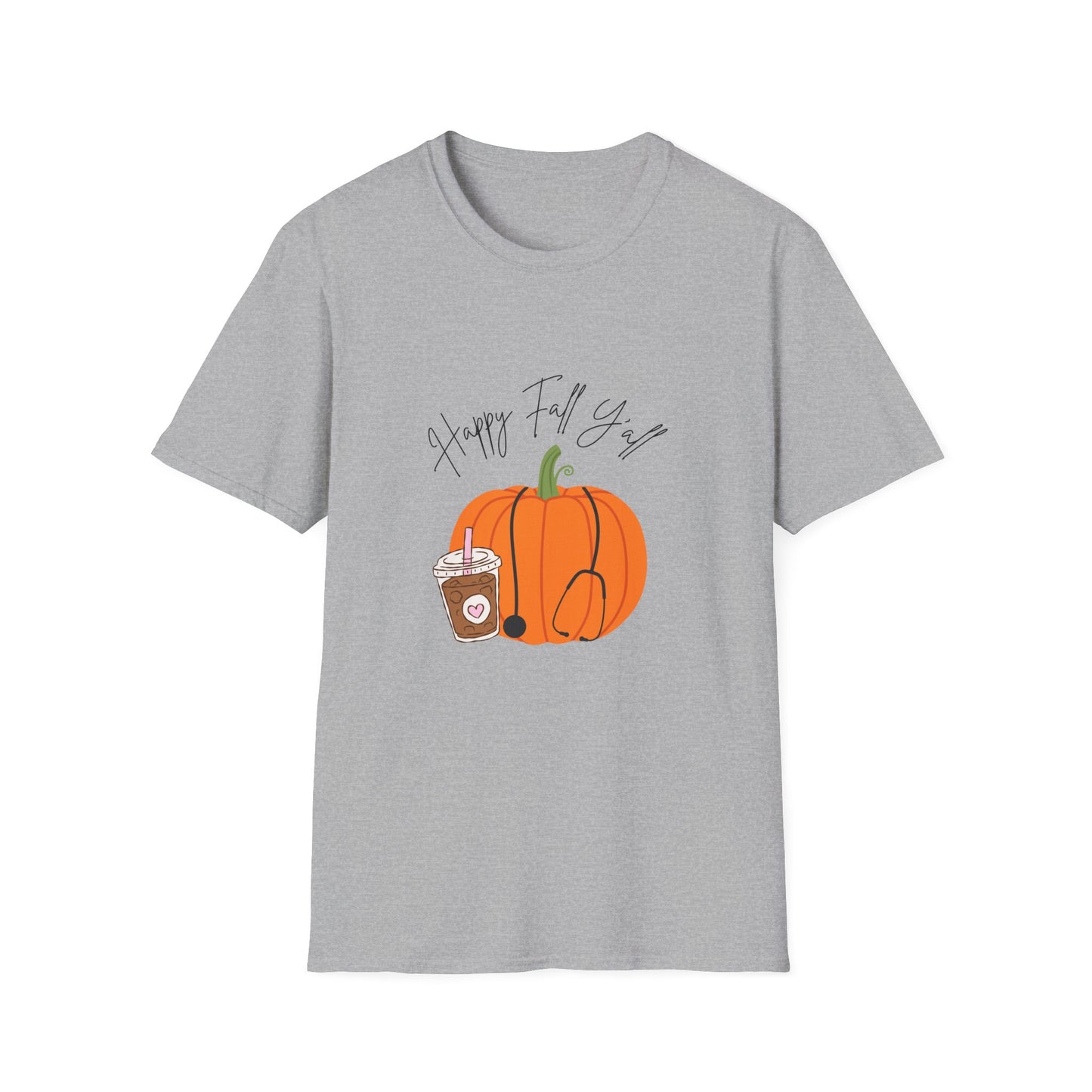 Happy Fall Y'all Pumpkin T-Shirt