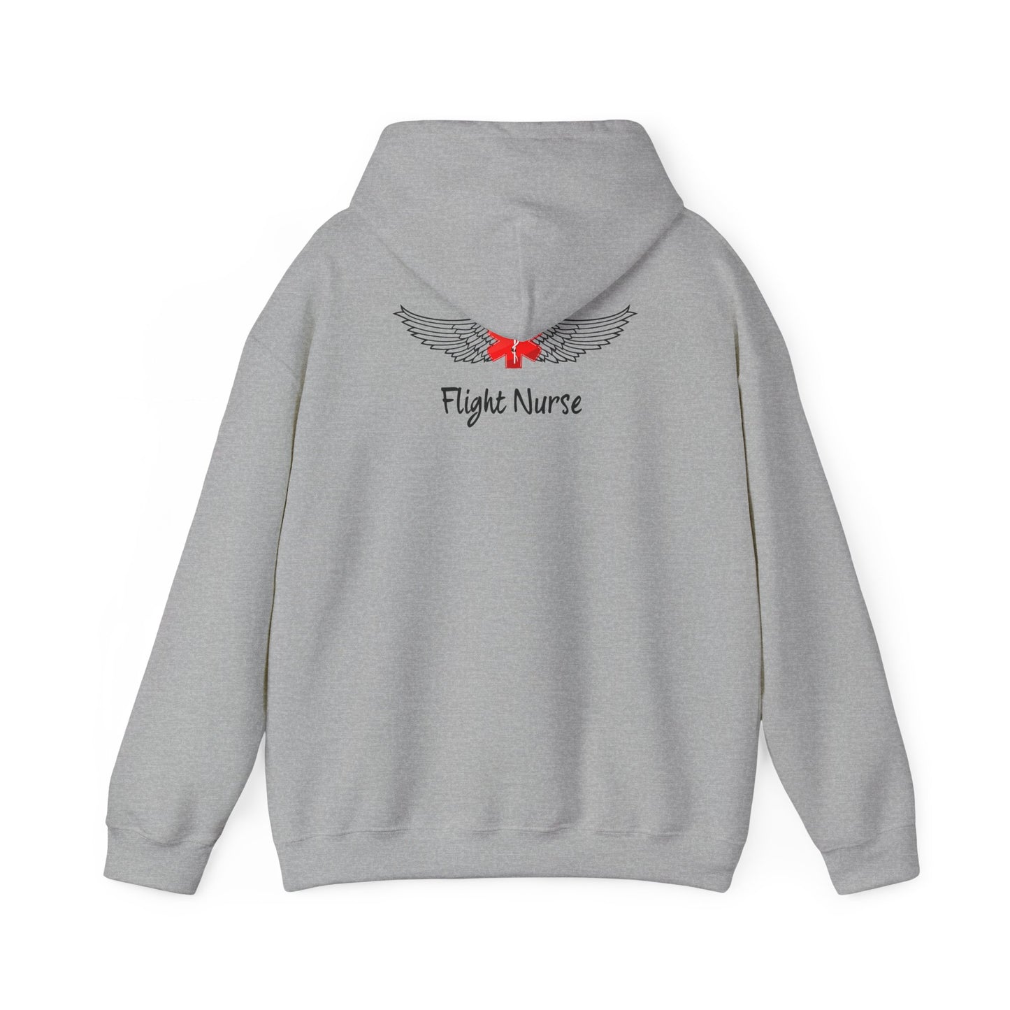 Flight Nurse Wings Hooded Sweatshirt