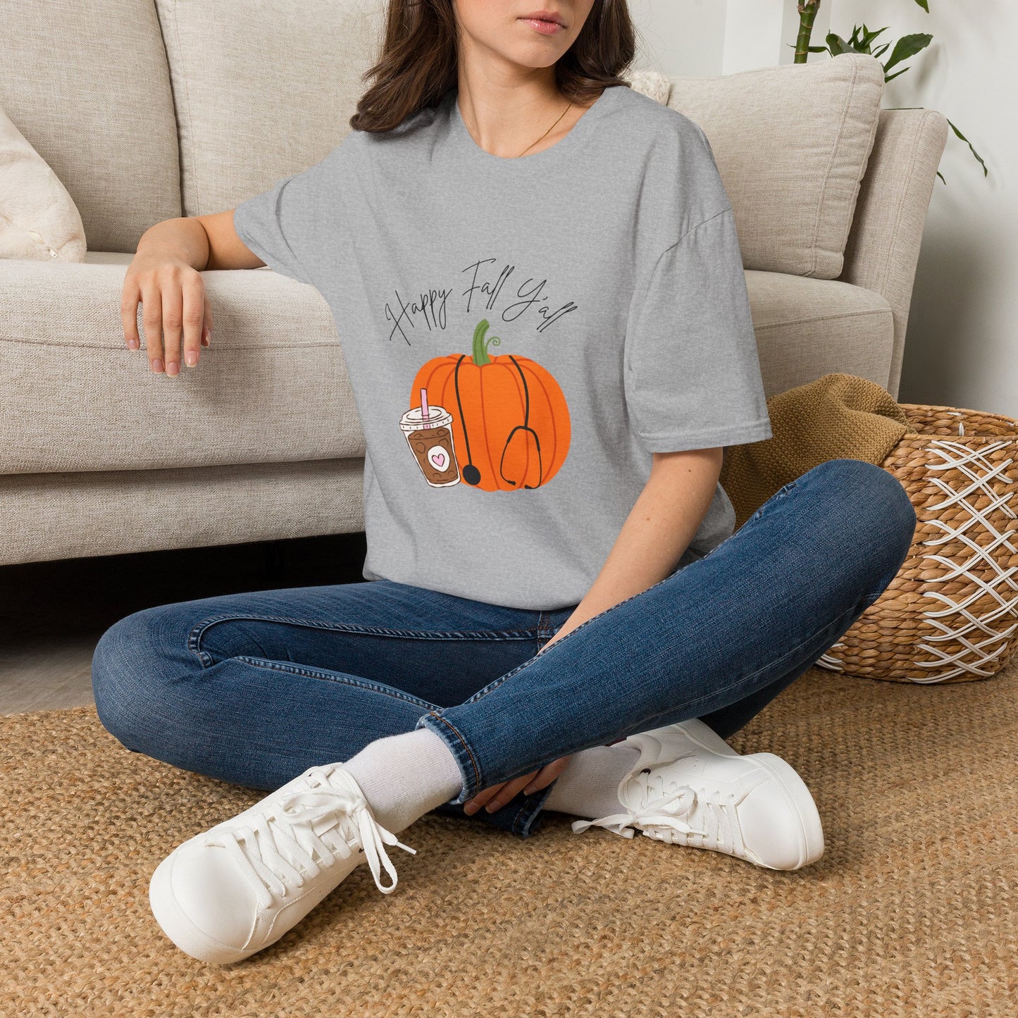 Happy Fall Y'all Pumpkin T-Shirt