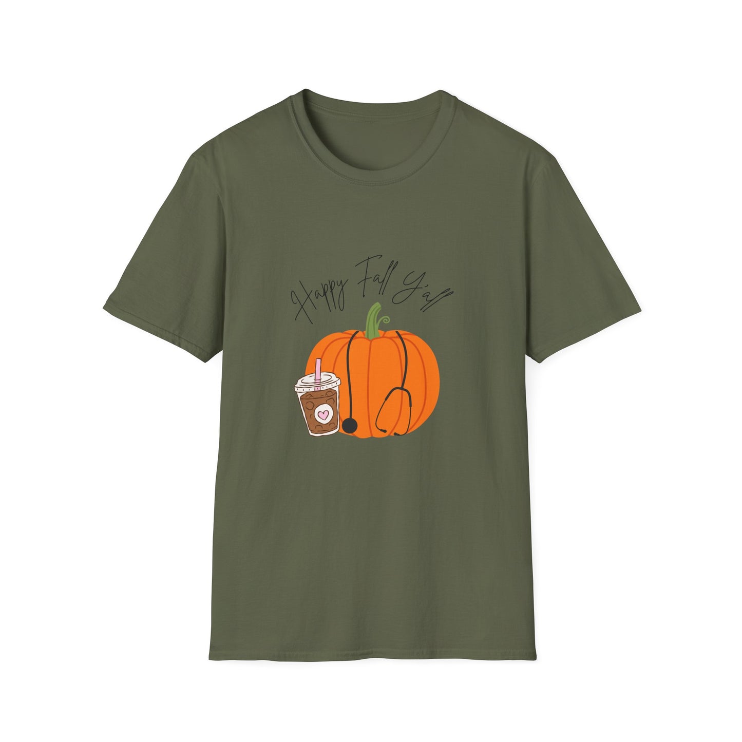 Happy Fall Y'all Pumpkin T-Shirt