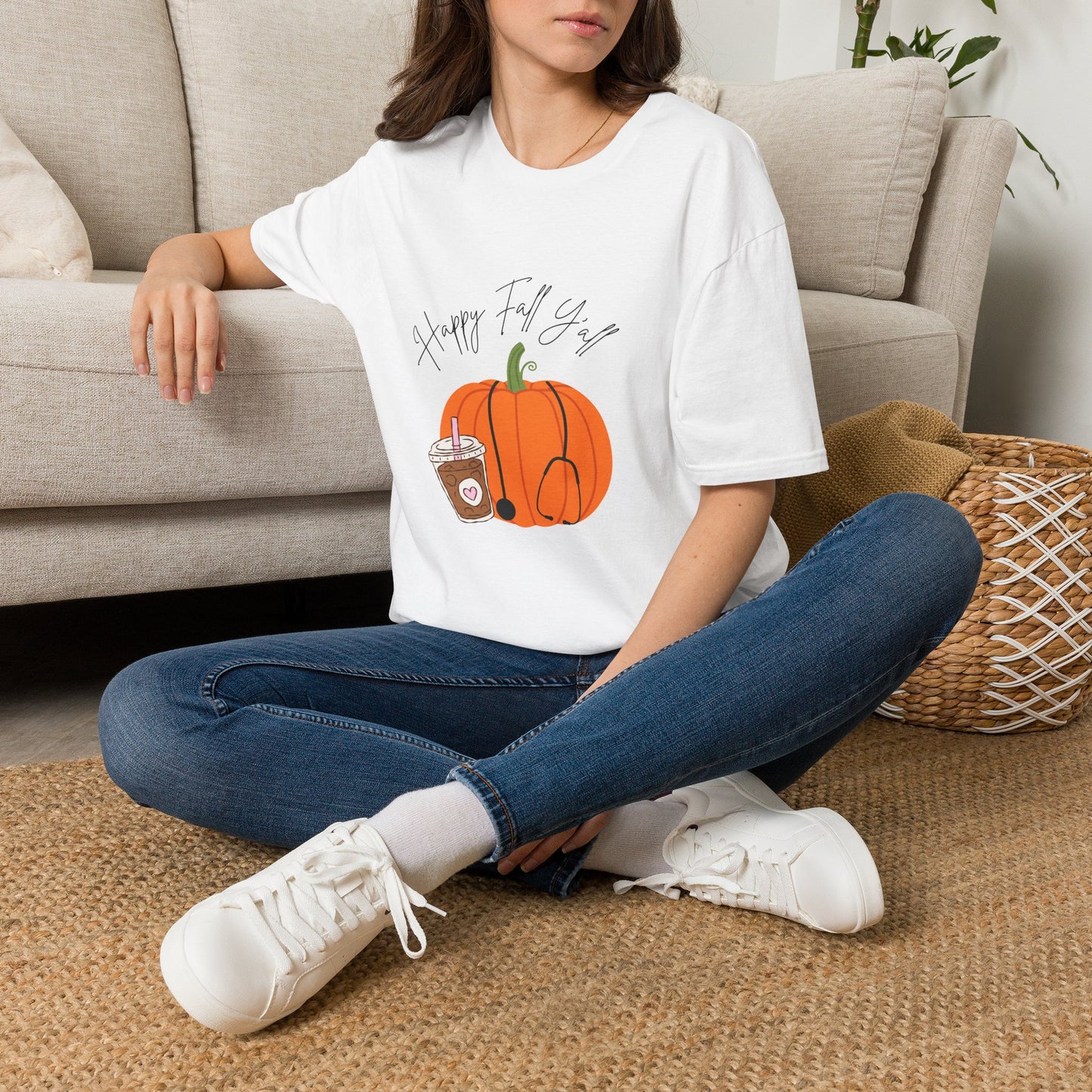 Happy Fall Y'all Pumpkin T-Shirt