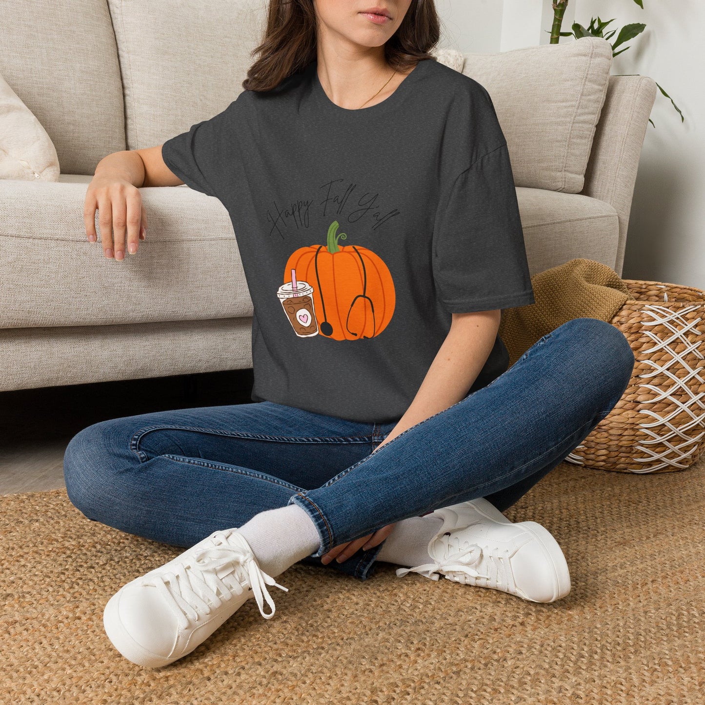 Happy Fall Y'all Pumpkin T-Shirt