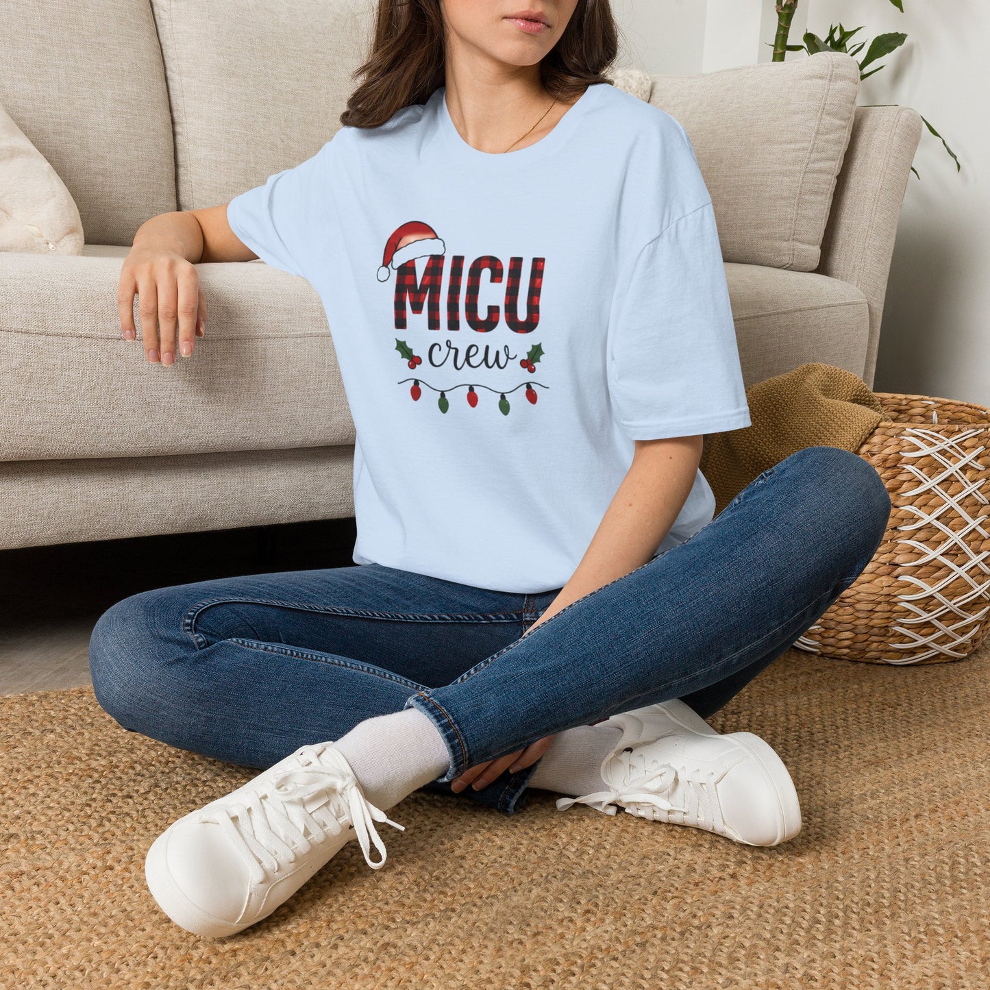 MICU Crew T-Shirt — Christmas Nurse Holiday Tee