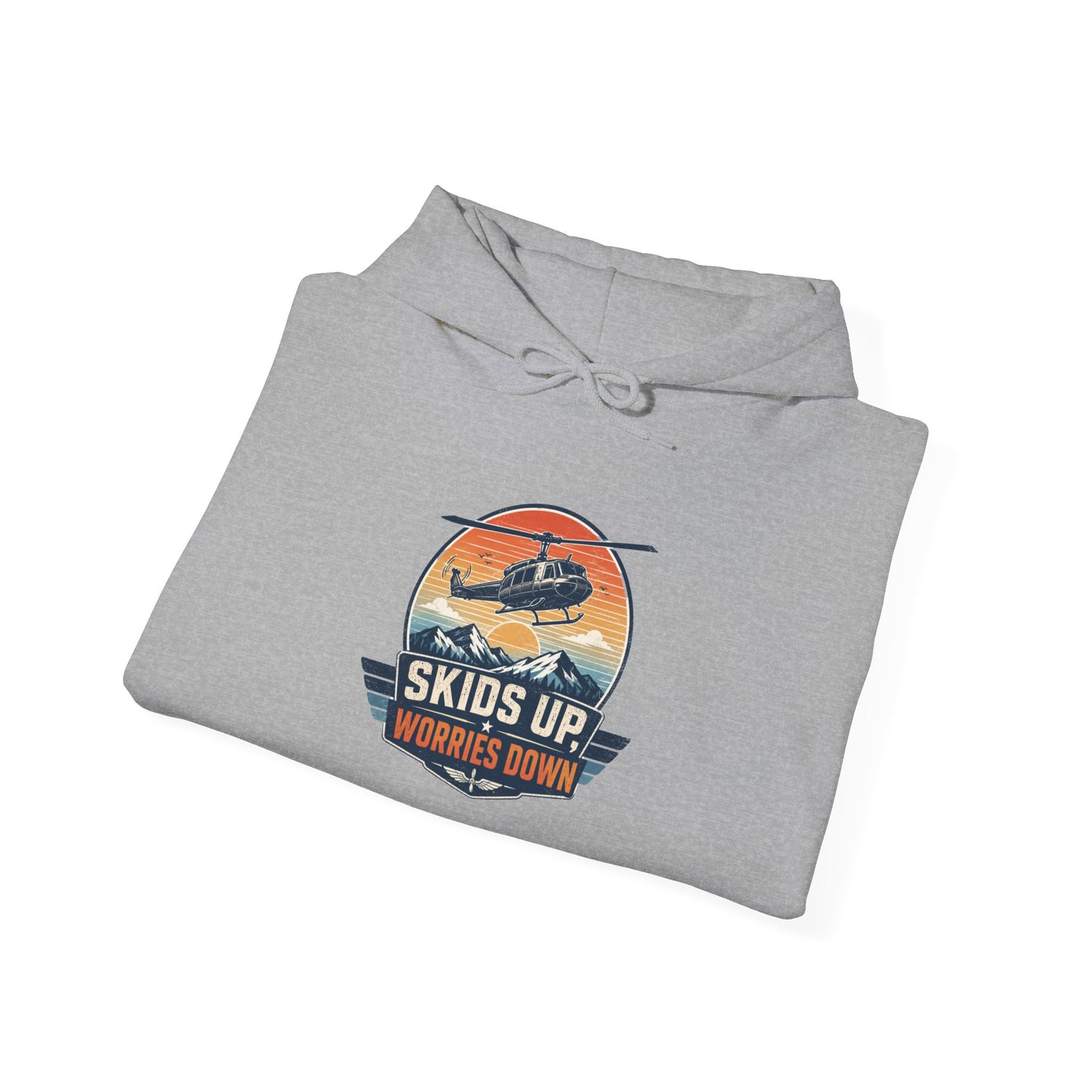 Skis Up Worries Down Hoodie HEMS Hoodie
