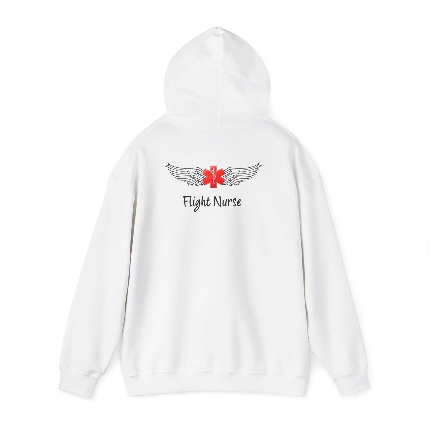 Flight Nurse Wings Hooded Sweatshirt