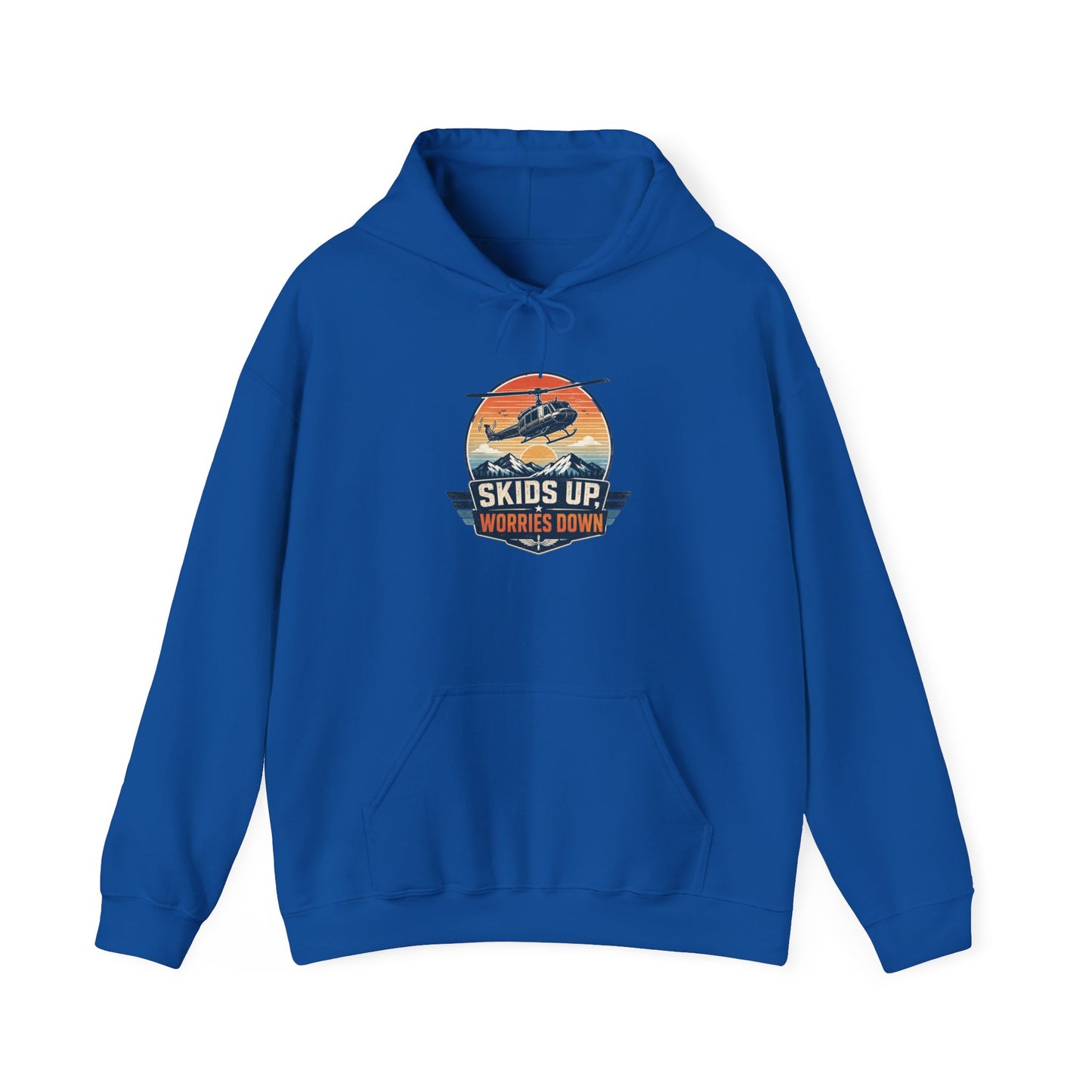 Skis Up Worries Down Hoodie HEMS Hoodie