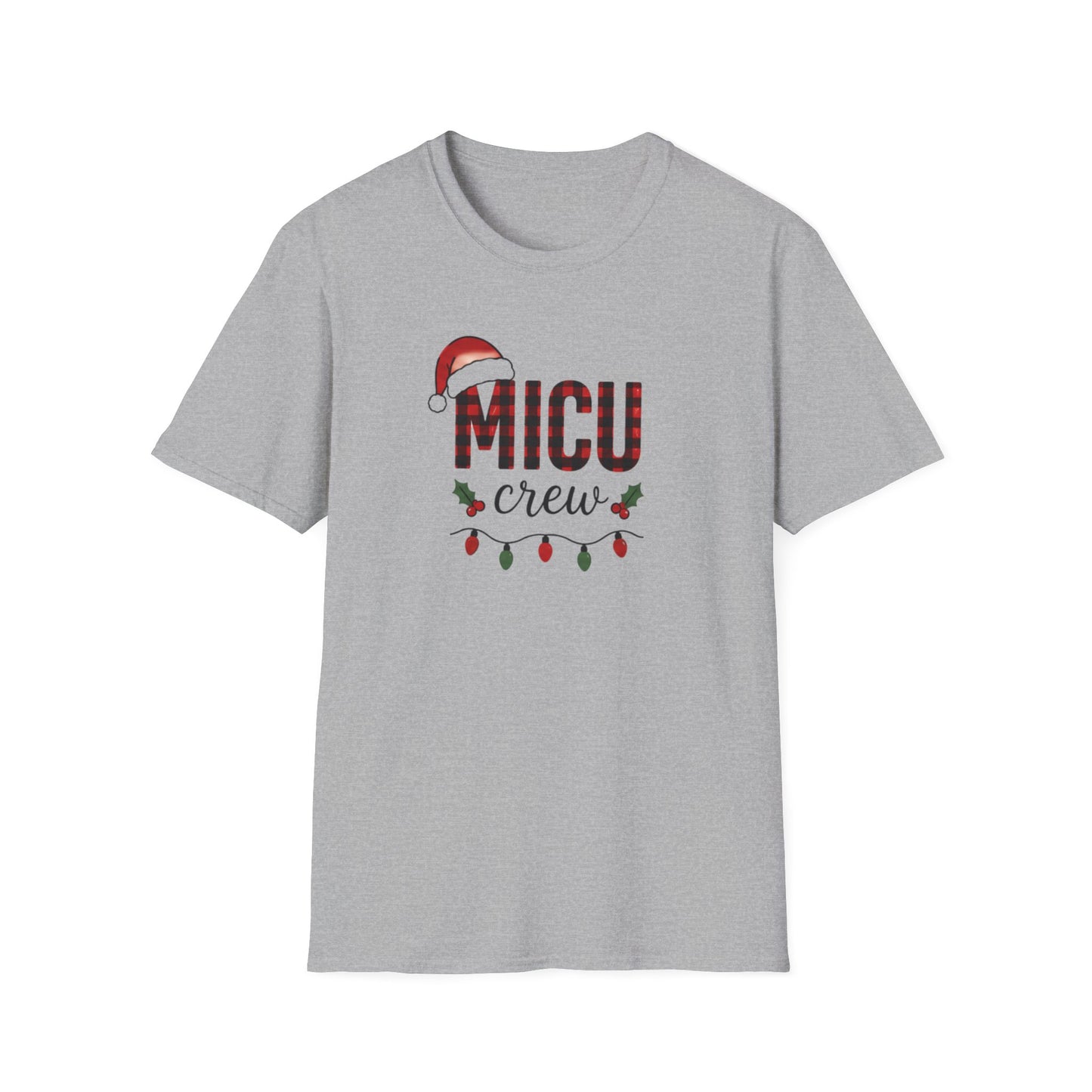 MICU Crew T-Shirt — Christmas Nurse Holiday Tee
