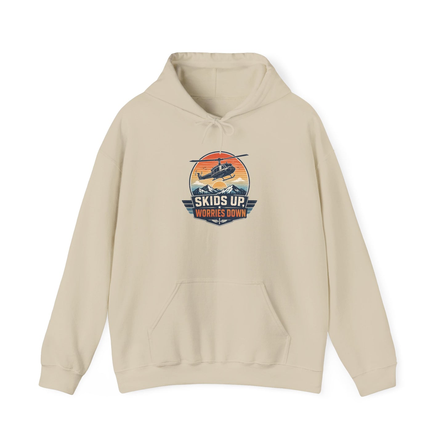 Skis Up Worries Down Hoodie HEMS Hoodie