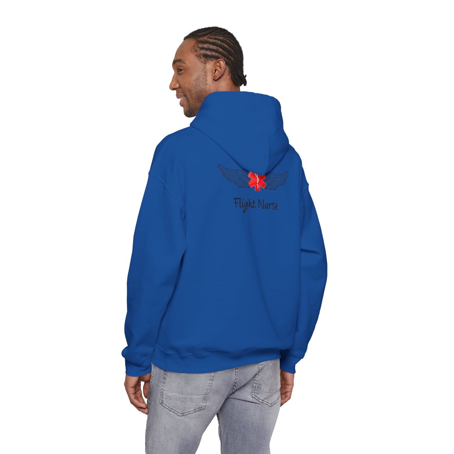 Flight Nurse Wings Hooded Sweatshirt