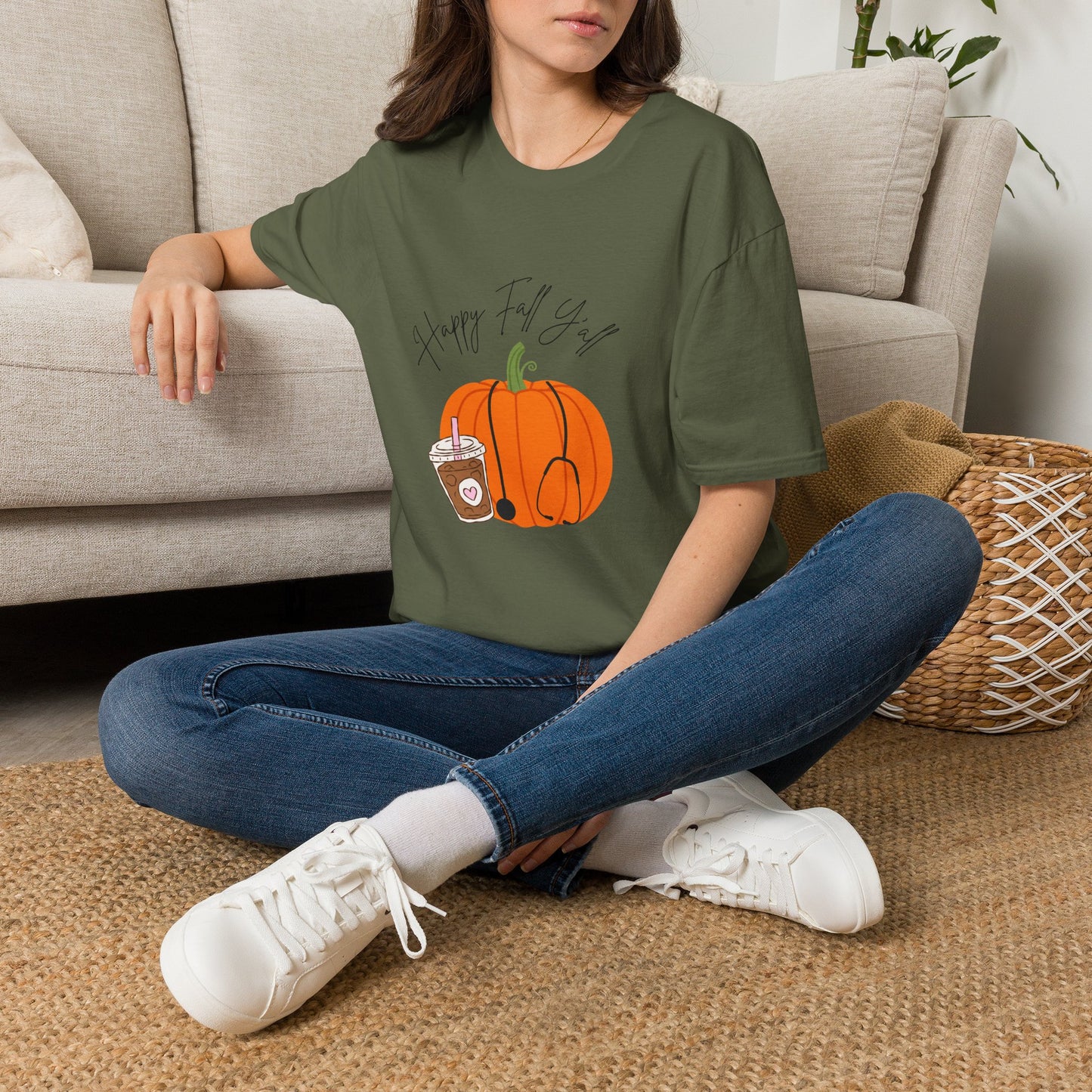 Happy Fall Y'all Pumpkin T-Shirt