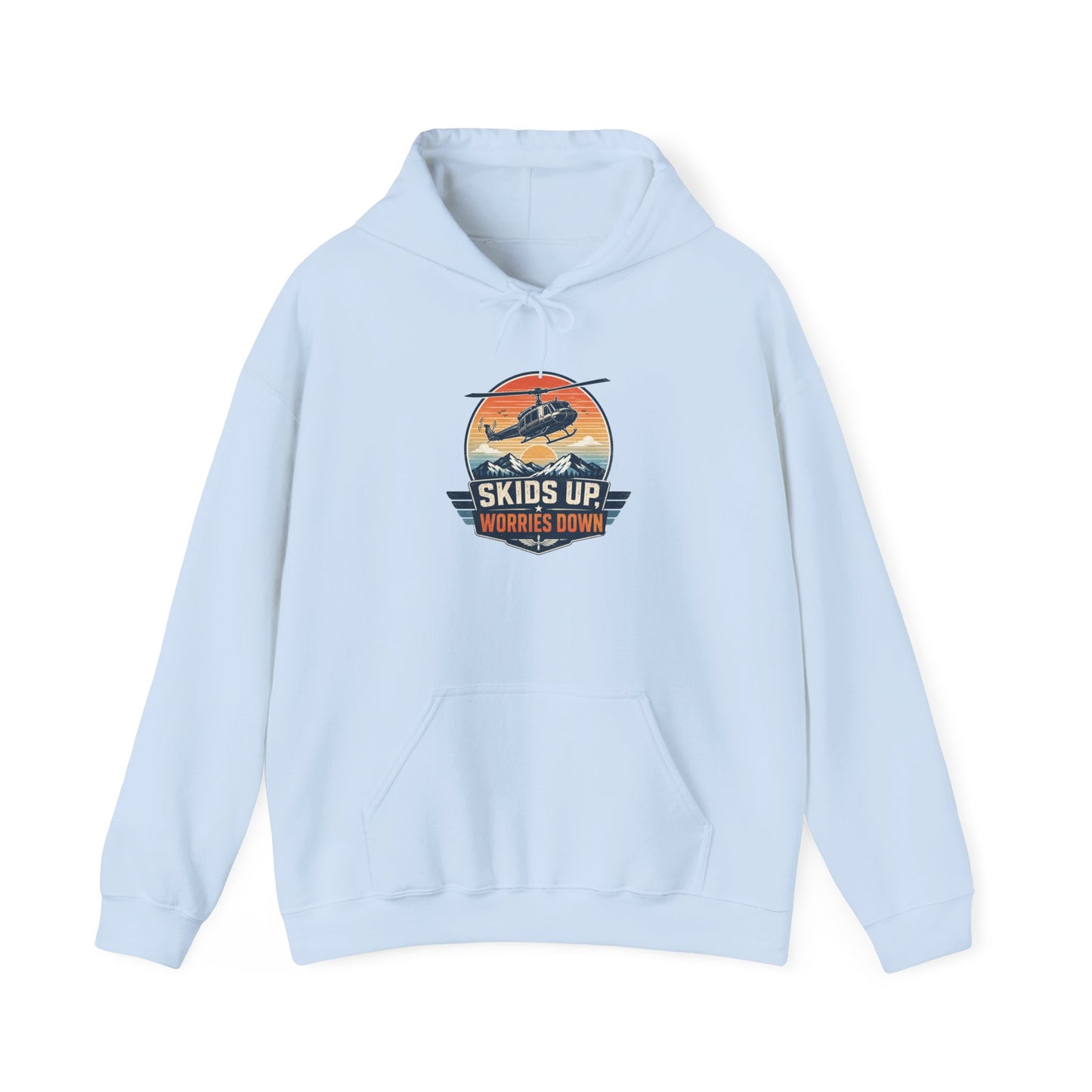 Skis Up Worries Down Hoodie HEMS Hoodie