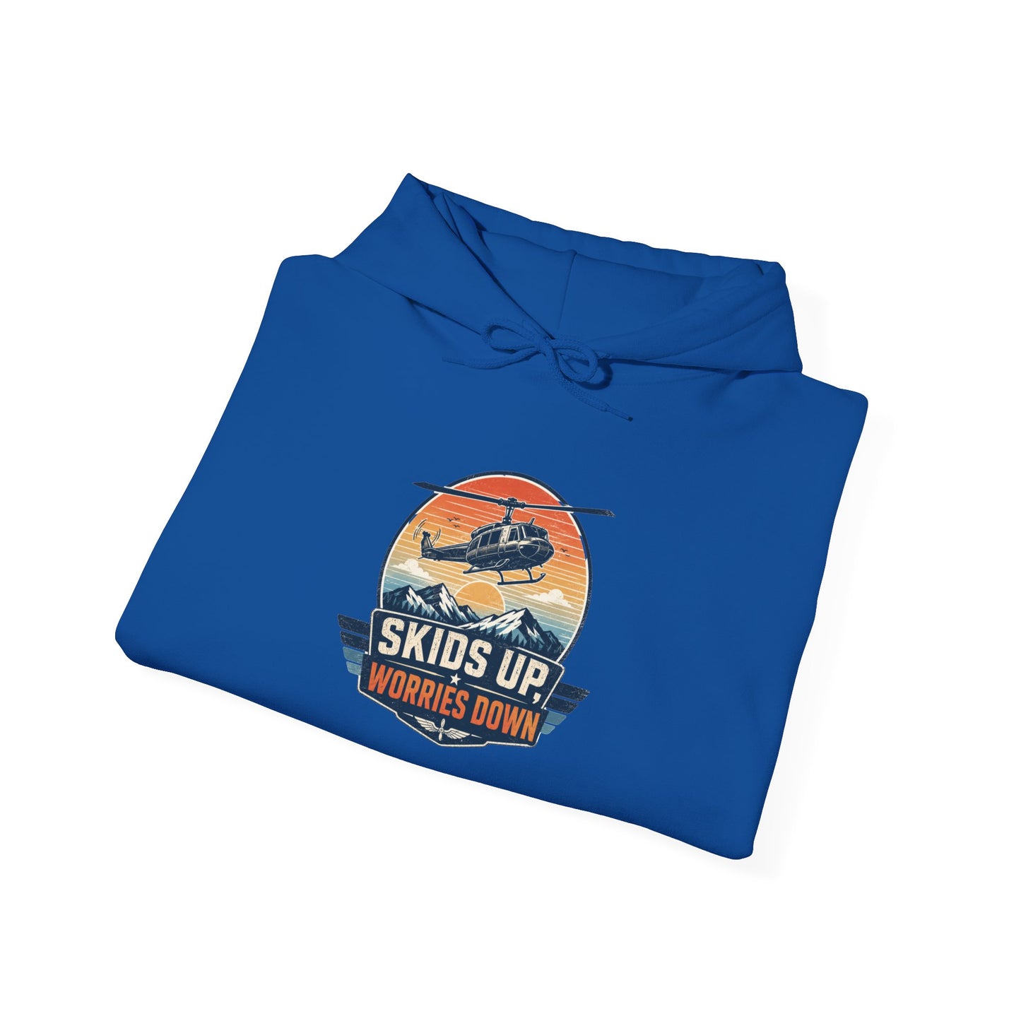 Skis Up Worries Down Hoodie HEMS Hoodie