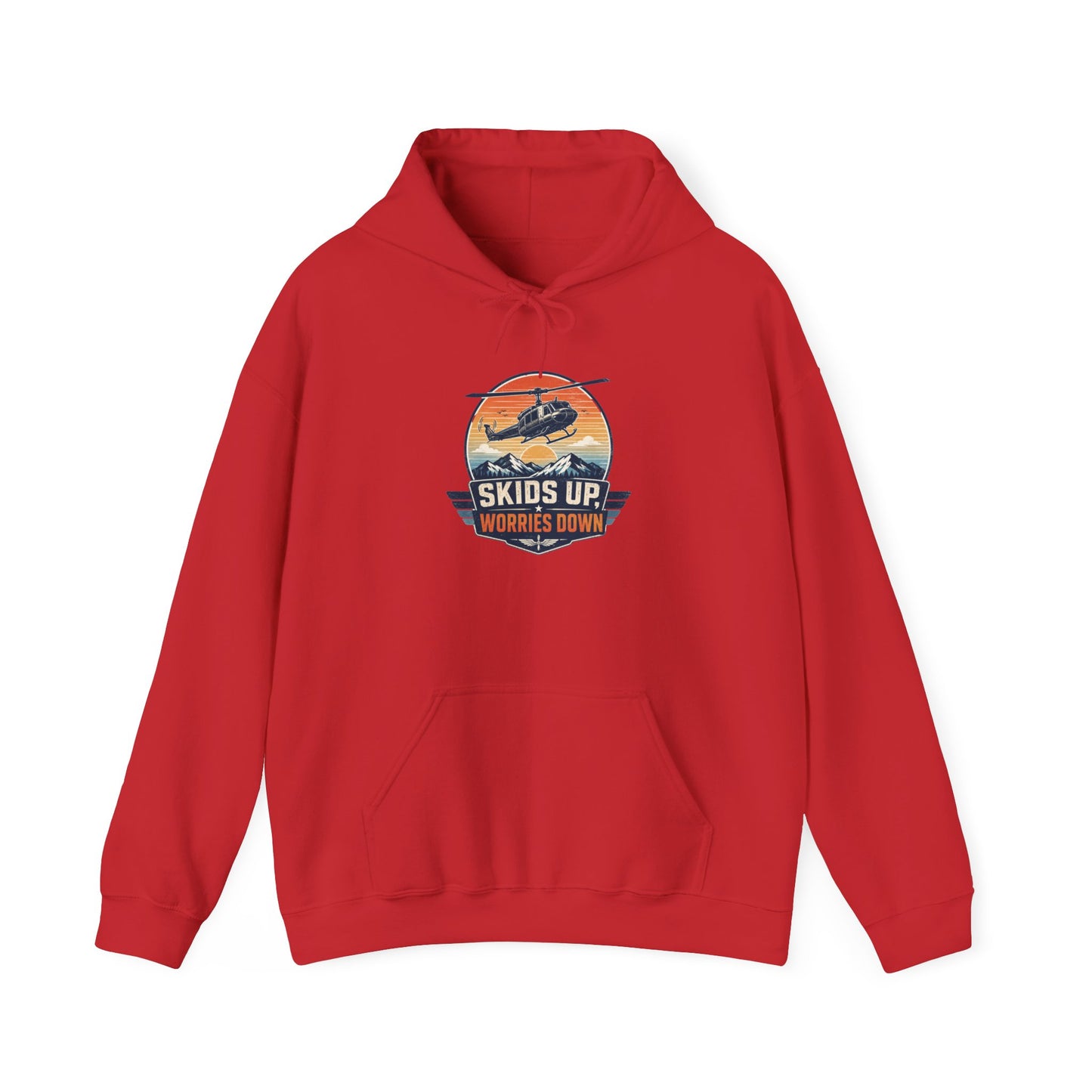 Skis Up Worries Down Hoodie HEMS Hoodie