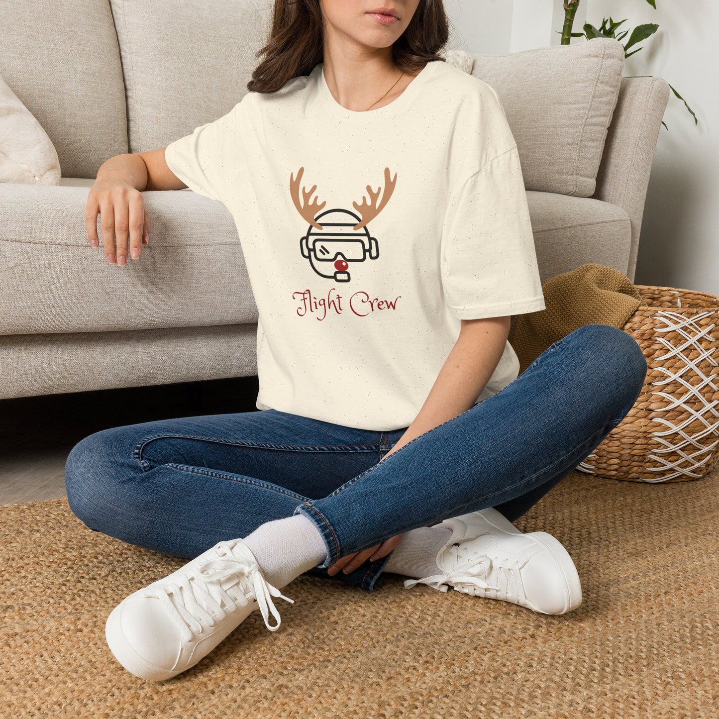 Flight Crew Reindeer T-Shirt