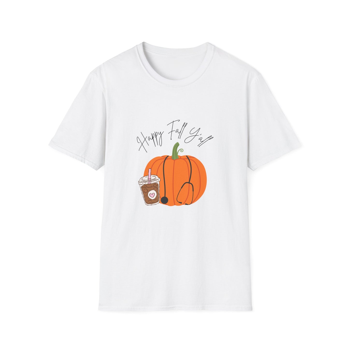 Happy Fall Y'all Pumpkin T-Shirt