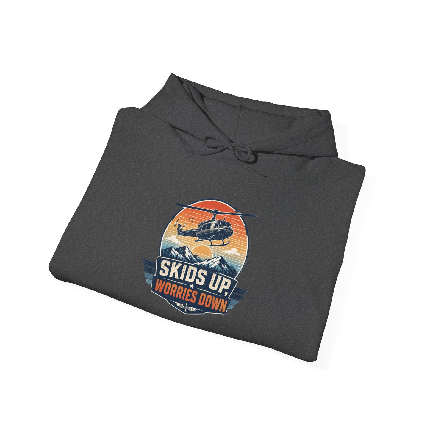 Skis Up Worries Down Hoodie HEMS Hoodie