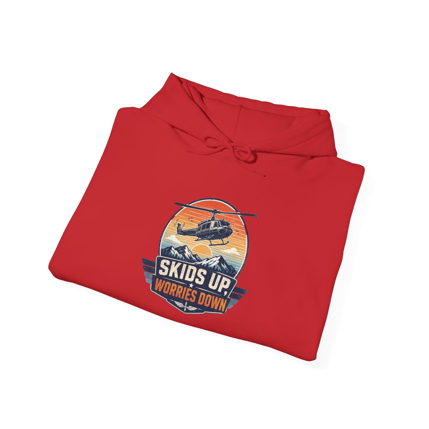 Skis Up Worries Down Hoodie HEMS Hoodie