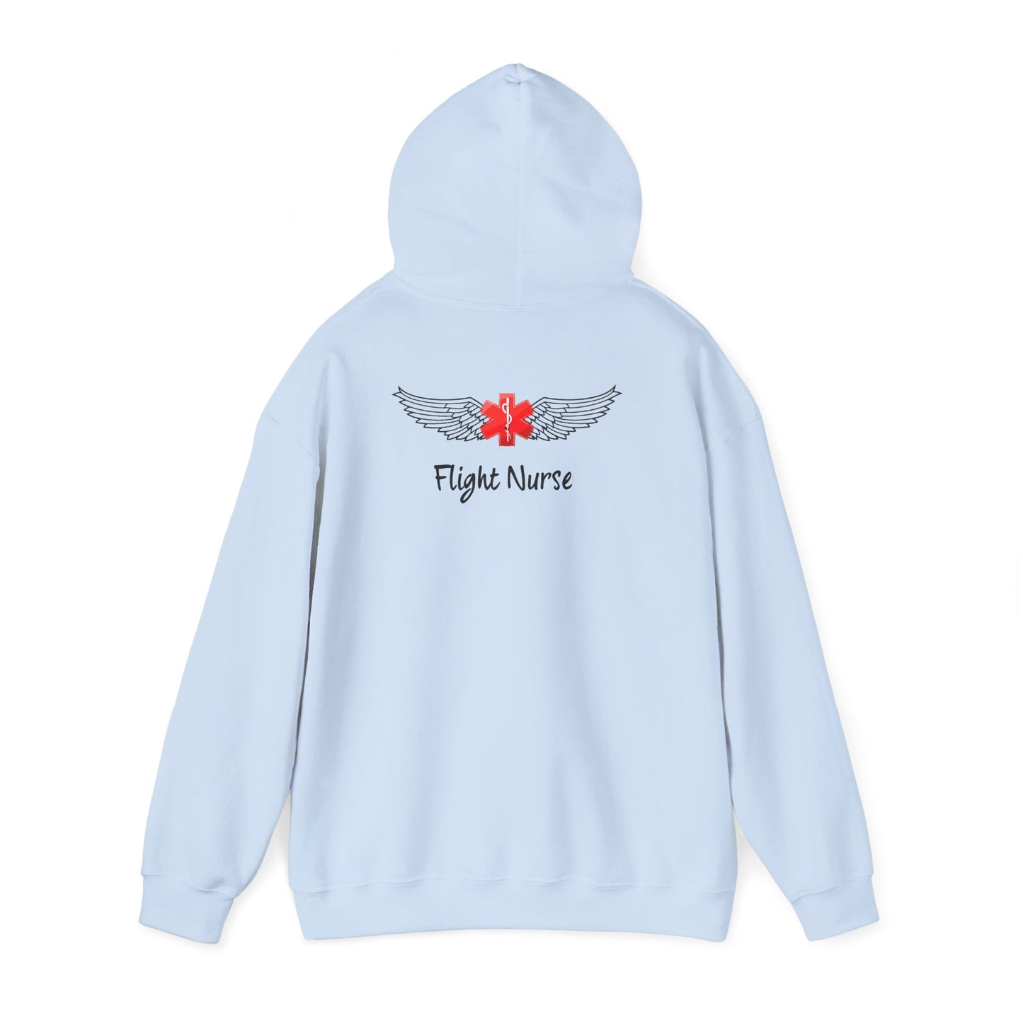 Flight Nurse Wings Hooded Sweatshirt