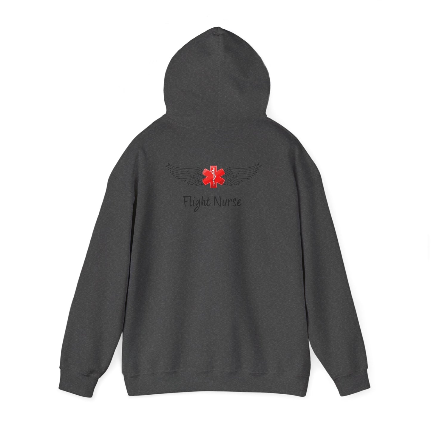 Flight Nurse Wings Hooded Sweatshirt