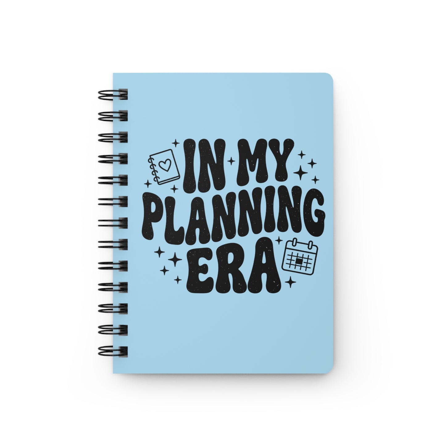 Spiral Notebook — “In My Planning Era” Cute Blue Planner Journal